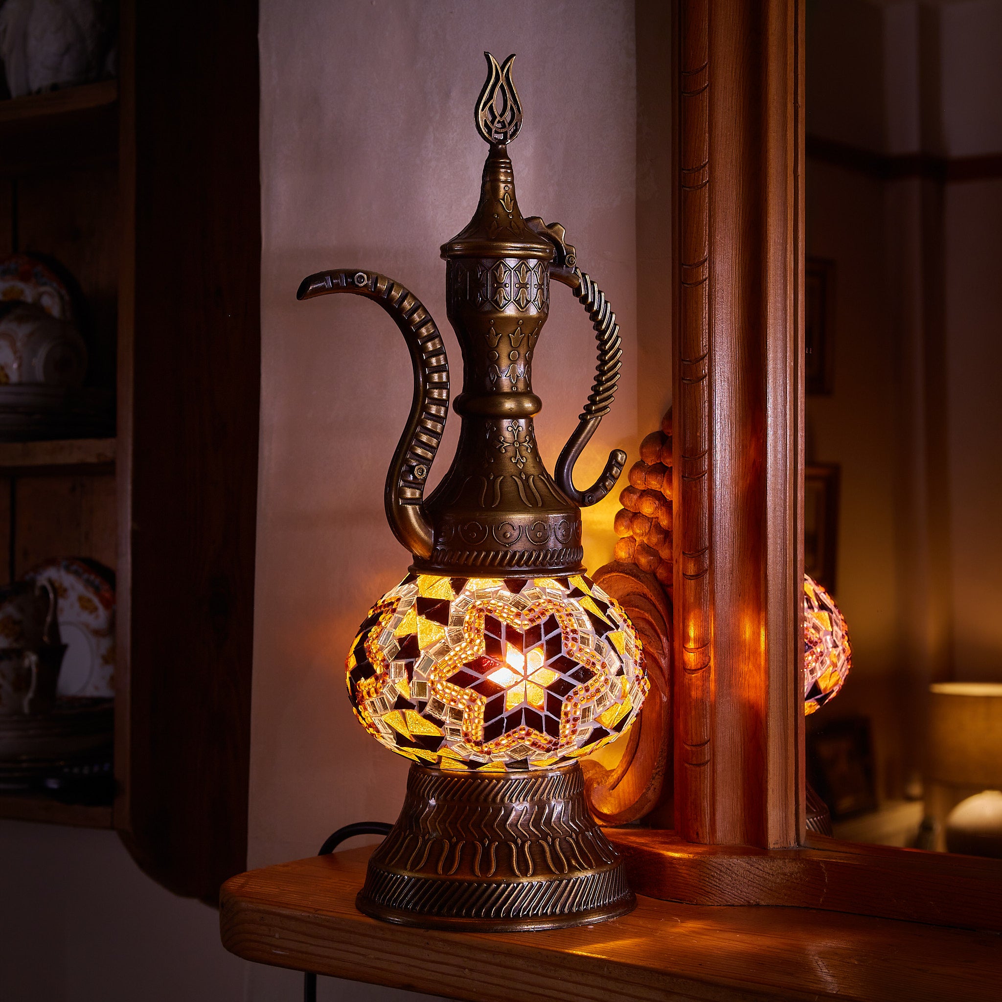 Teapot Lamp Size 2