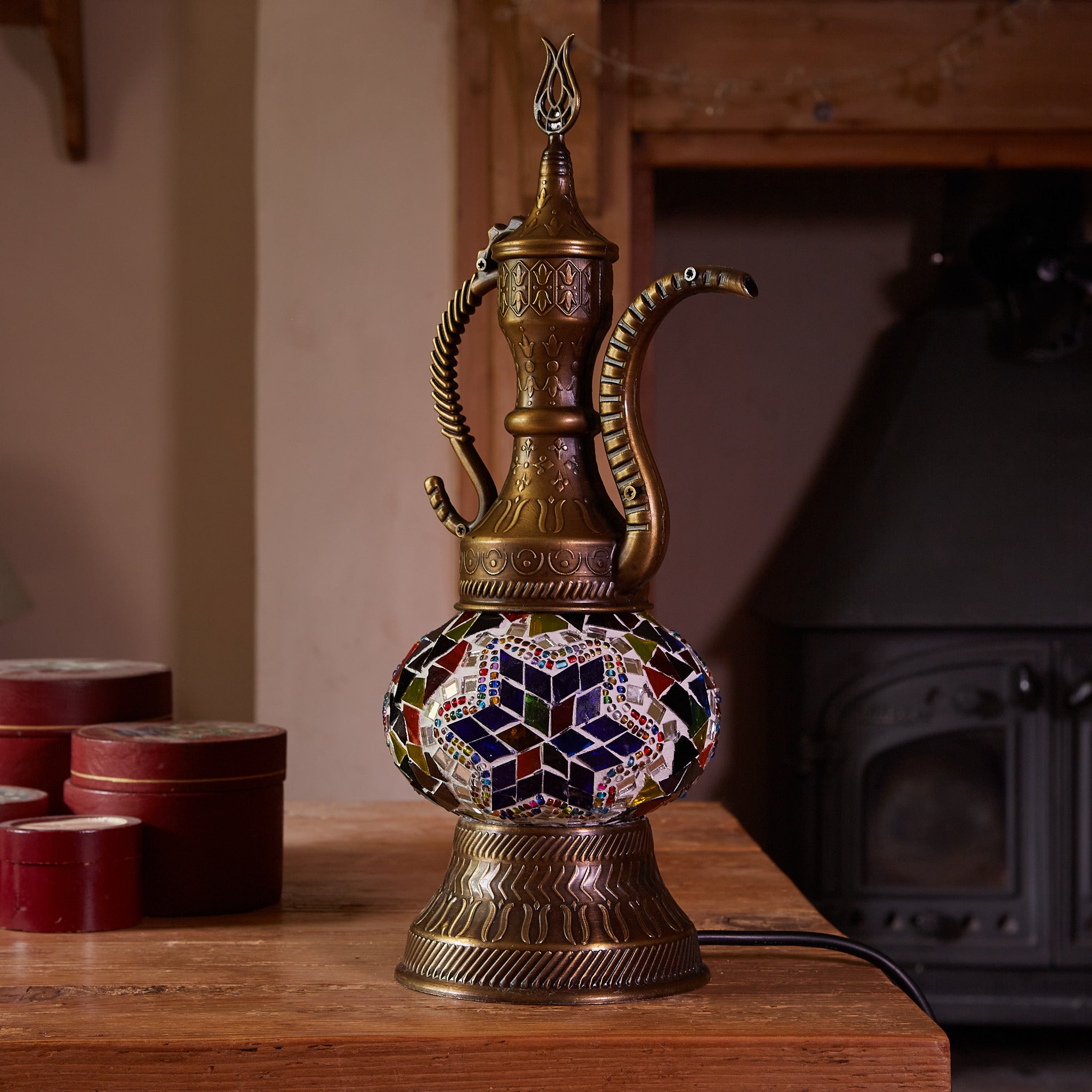 Teapot Lamp Size 2